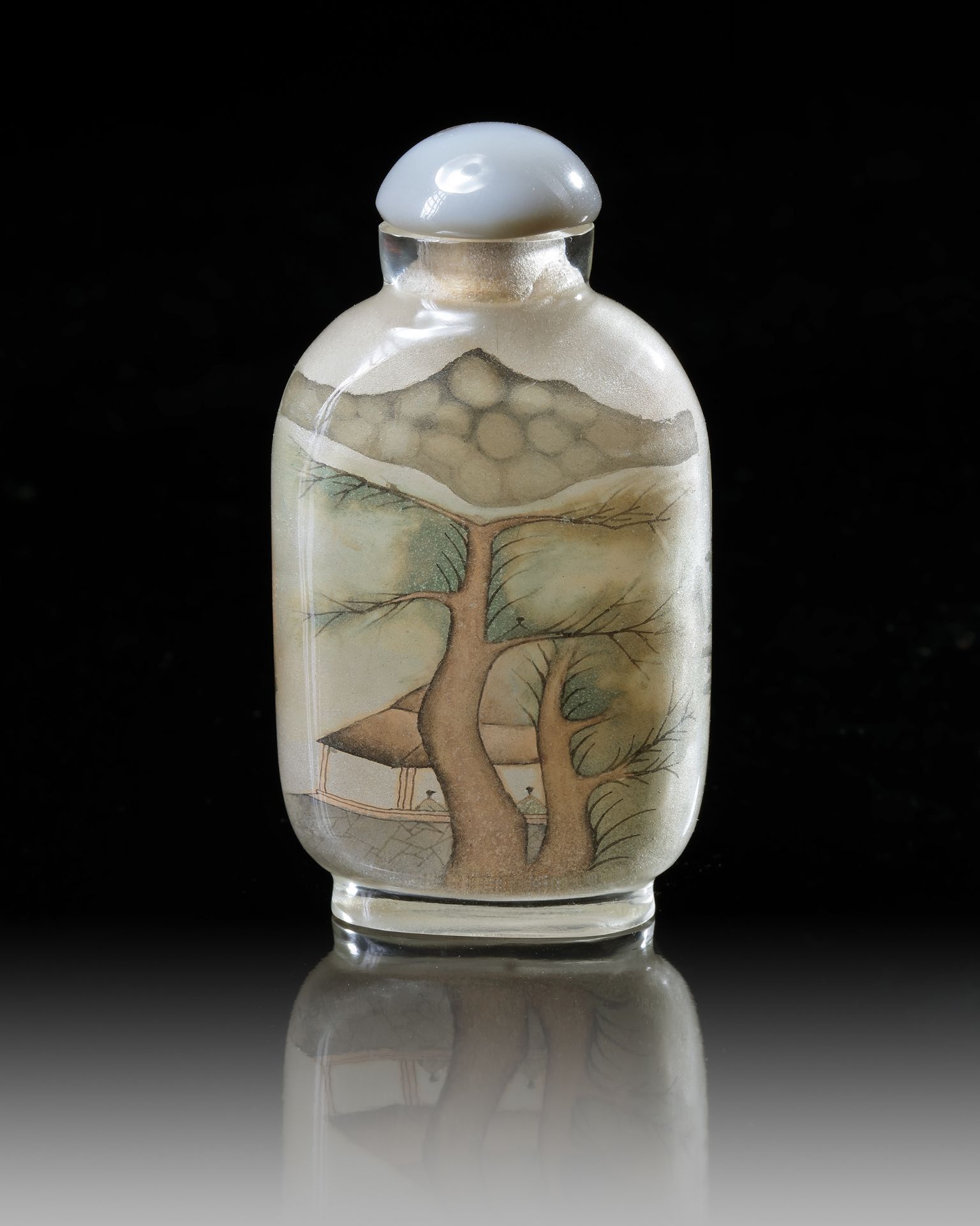 A CHINESE INSIDE GLASS PAINTED SNUFF BOTTLE, 19TH CENTURY - Image 3 of 3