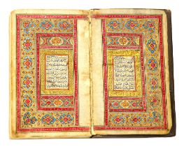 AN ILLUMINATED QAJAR QURAN, PERSIA, 18TH CENTURY