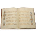 AN ILLUMINATED QURAN SECTION, 18TH/19TH CENTURY