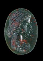 A ROMAN INTAGLIO OF FAUSTINA II OR JUNIOR, 2ND CENTURY AD