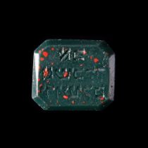 A BLOODSTONE INTAGLIO WITH A HEBREW INSCRIPTION, OTTOMAN EMPIRE, 16TH-17TH CENTURY AD