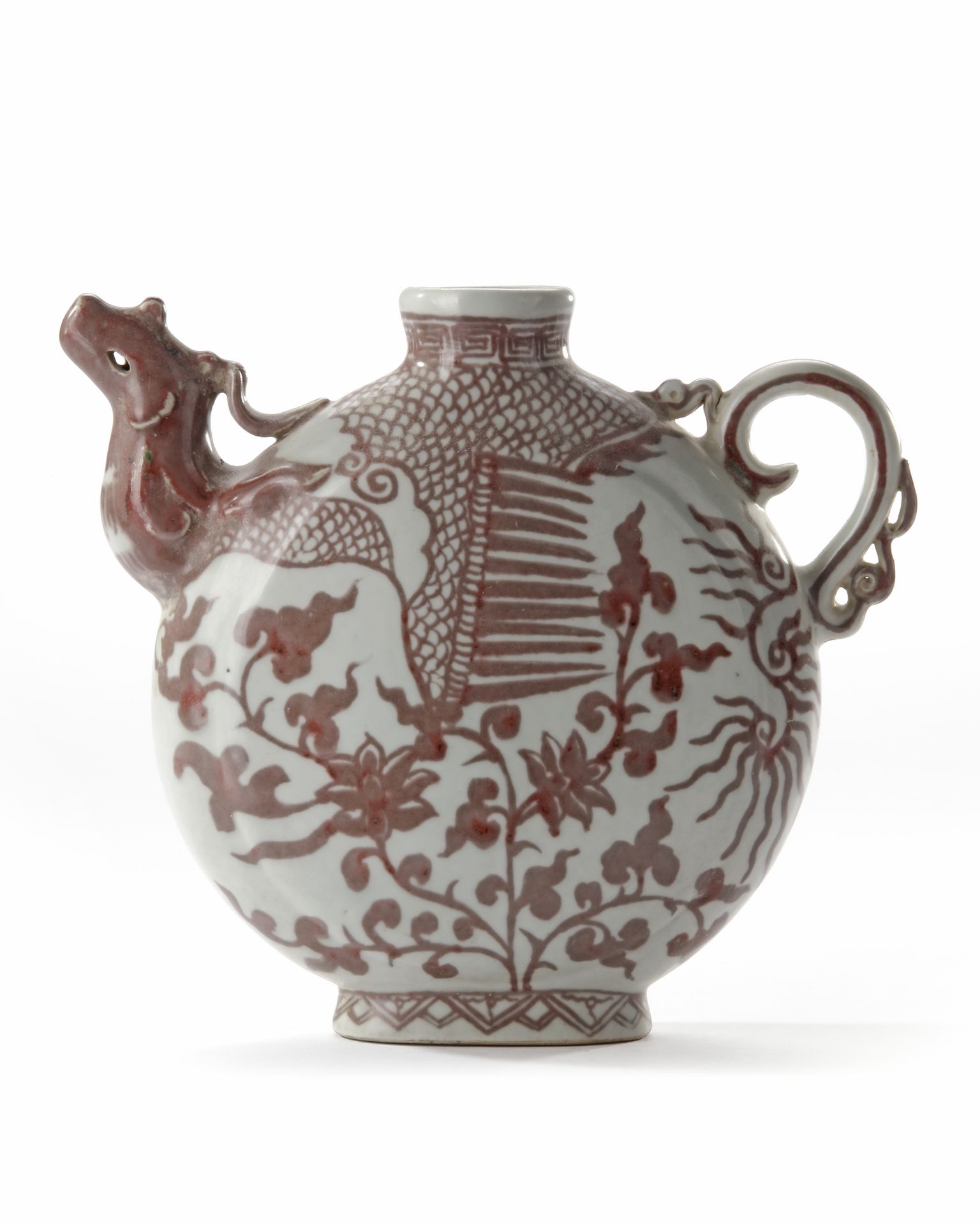 TWO CHINESE RED GLAZED VASES, 20TH CENTURY - Image 2 of 7