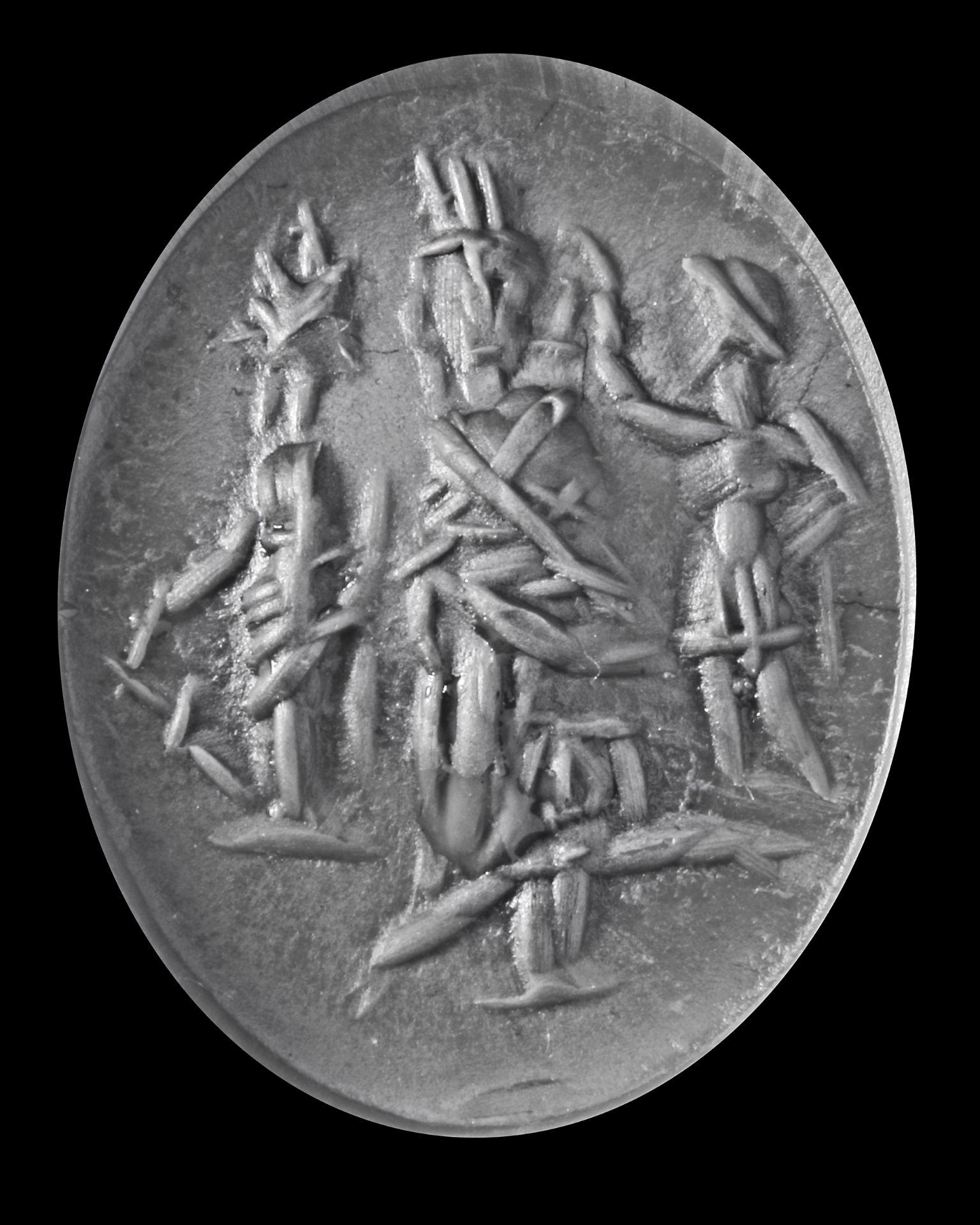 A ROMAN INTAGLIO OF THE PERSONIFICATION OF ANTIOCH, 2ND-3RD CENTURY AD - Image 2 of 2