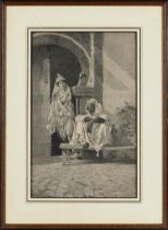 AN ORIENTALIST SCHOOL PAINTING,19TH/20TH CENTURY