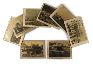 A COLLECTION OF EIGHT OLD PHOTOGRAPHS OF MECCA, MEDINA, MUNA AND THE HAJJ, EARLY 20TH CENTURY