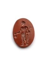 A ROMAN INTAGLIO OF MERCURY, 1ST CENTURY AD