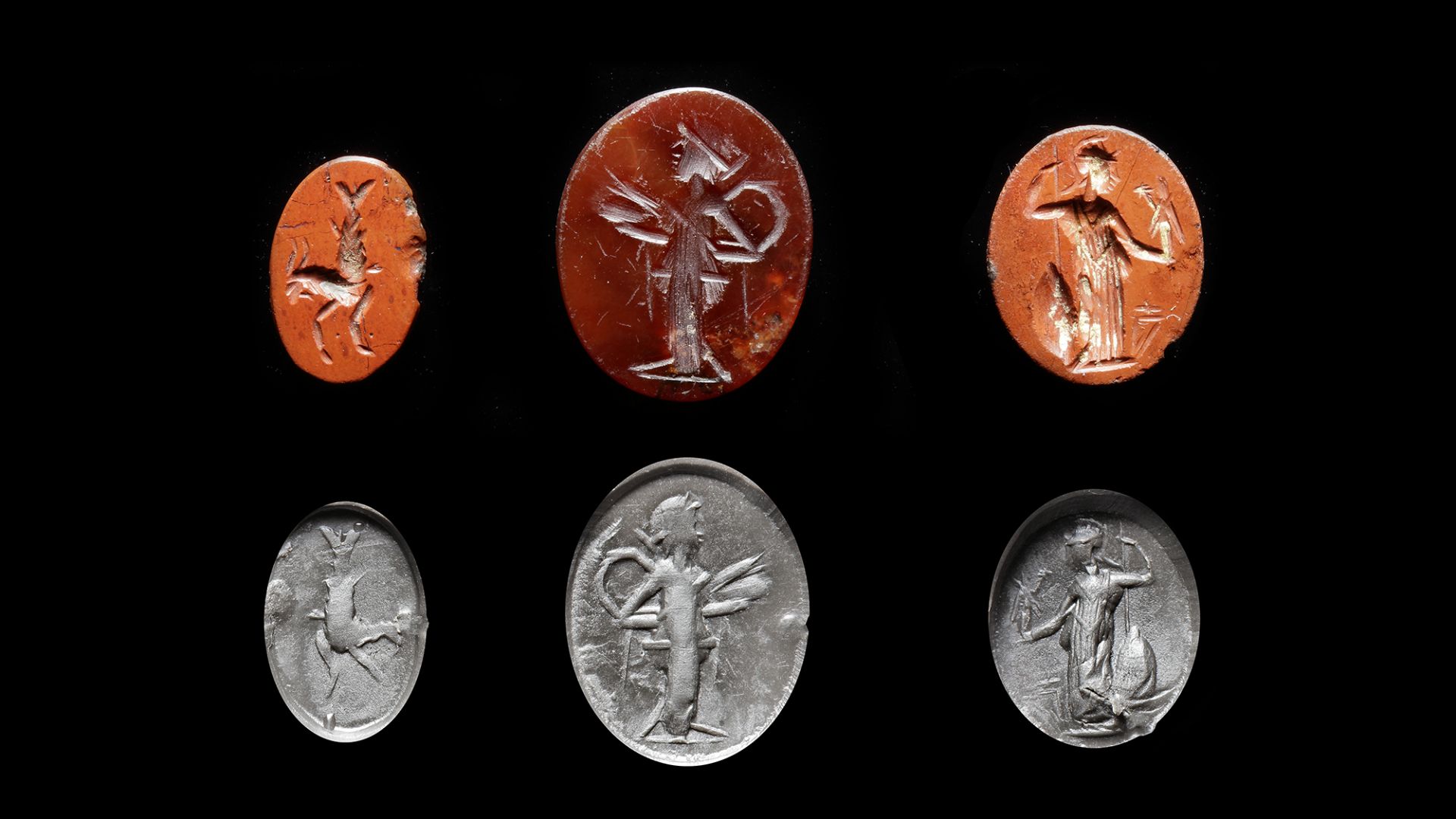 THREE ROMAN INTAGLIOS, 1ST-2ND CENTURY AD