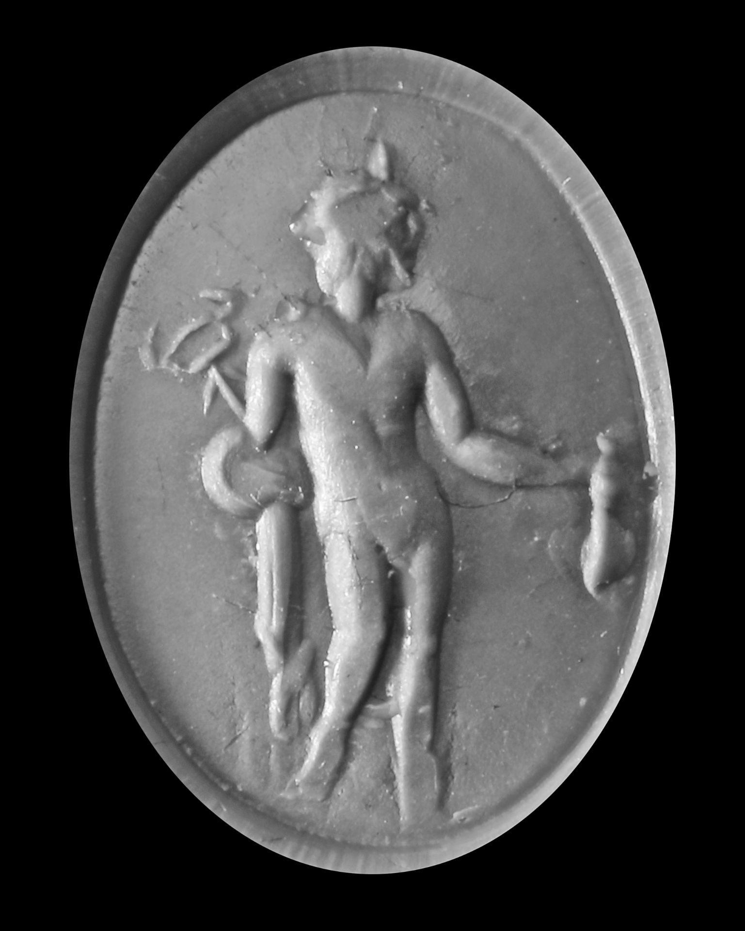 A ROMAN INTAGLIO OF MERCURY, 1ST CENTURY AD - Bild 2 aus 2
