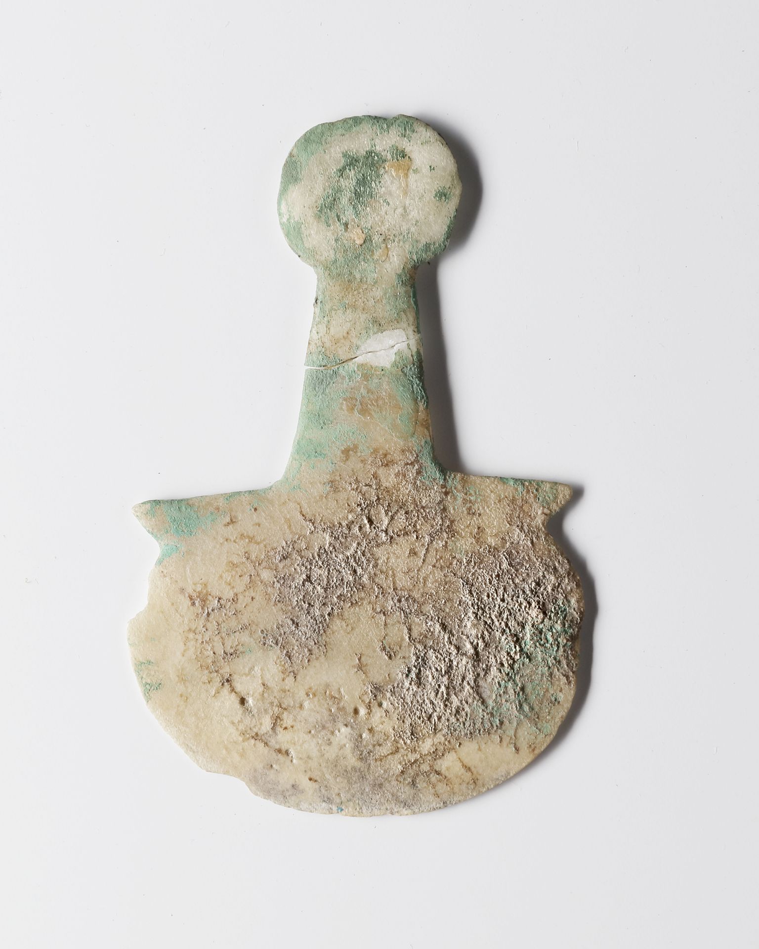 AN ANATOLIAN MARBLE IDOL, 3RD MILLENNIUM BC - Bild 2 aus 2