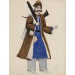 A PERSIAN QAJAR FIGURE, 19TH CENTURY