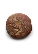 AN EASTGREEK LENTOID SEAL OF A HOPLITE, 4-5TH CENTURY BC