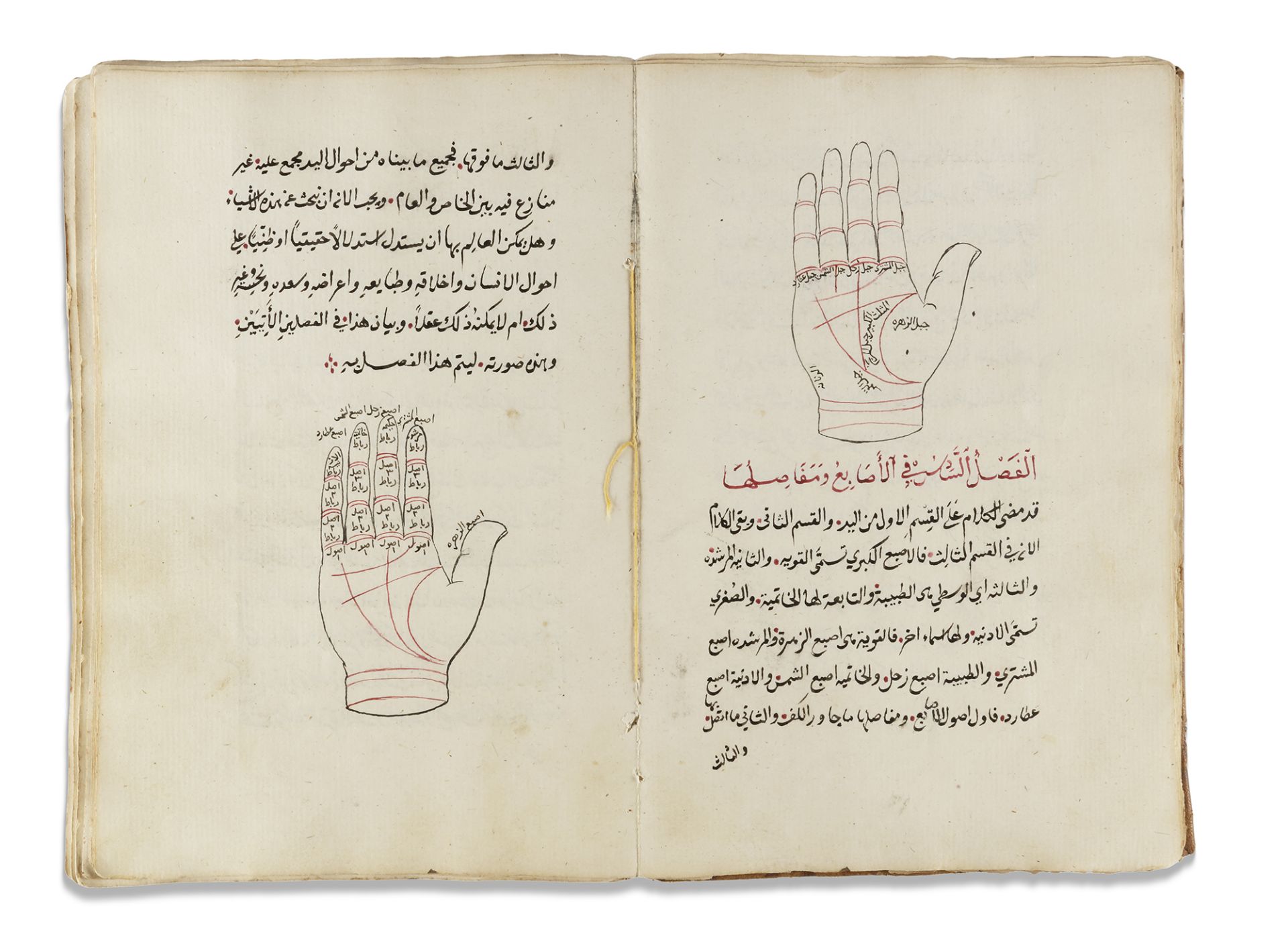 A BOOK IN PALMISTRY, WRITTEN ABOUT 1250 AH/1834 AD - Image 3 of 5