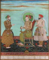 A MUGHAL MINIATURE, INDIA, 19TH CENTURY