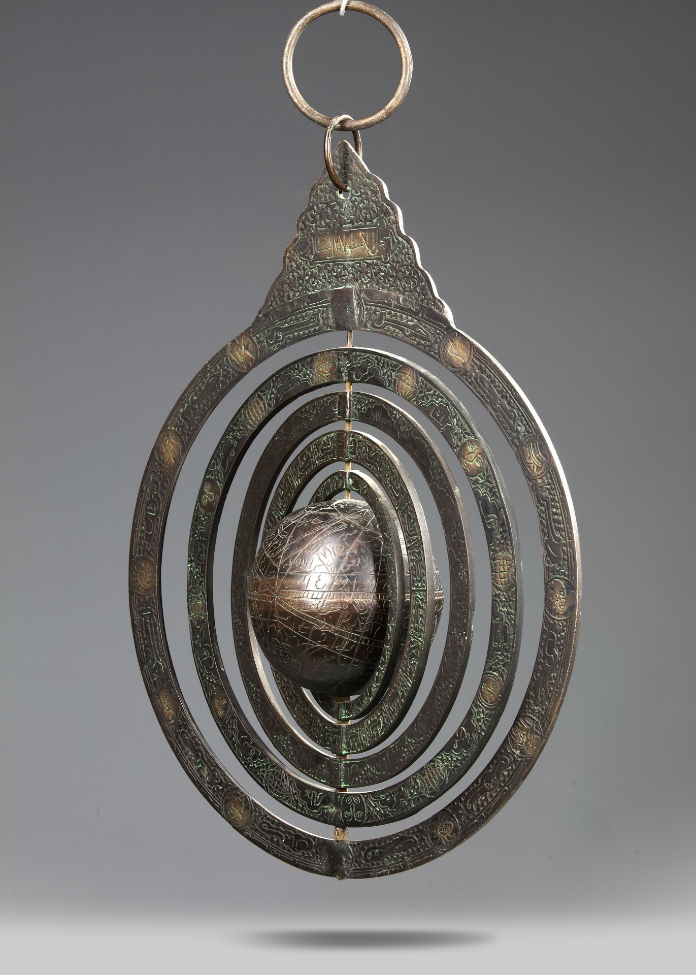 A COPPER ARMILLARY SPHERE, 19TH-20TH CENTURY - Image 4 of 5