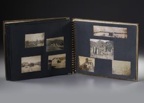 A PHOTO ALBUM WITH A COLLECTION OF 95 PHOTOS OF MECCA, MEDINA, THE MAHMAL AND THE HAJJ, EARLY 20TH C