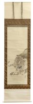 A SCROLL DEPICTING A TIGER, KONOSHIMA OKOKU ?? ?? (1877-1938)