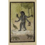 THE GODDESS KALI GULER OR MANDI, NORTH INDIA, CIRCA 1820