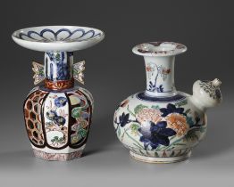 TWO JAPANESE IMARI VASES, 17TH-18TH CENTURY