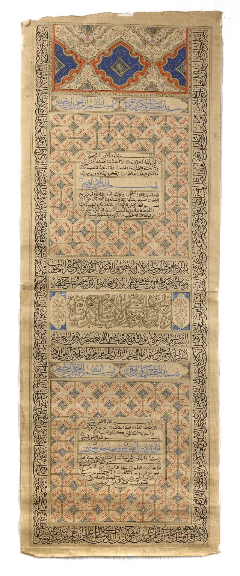 AN OTTOMAN SCROLL, TURKEY, 19TH CENTURY