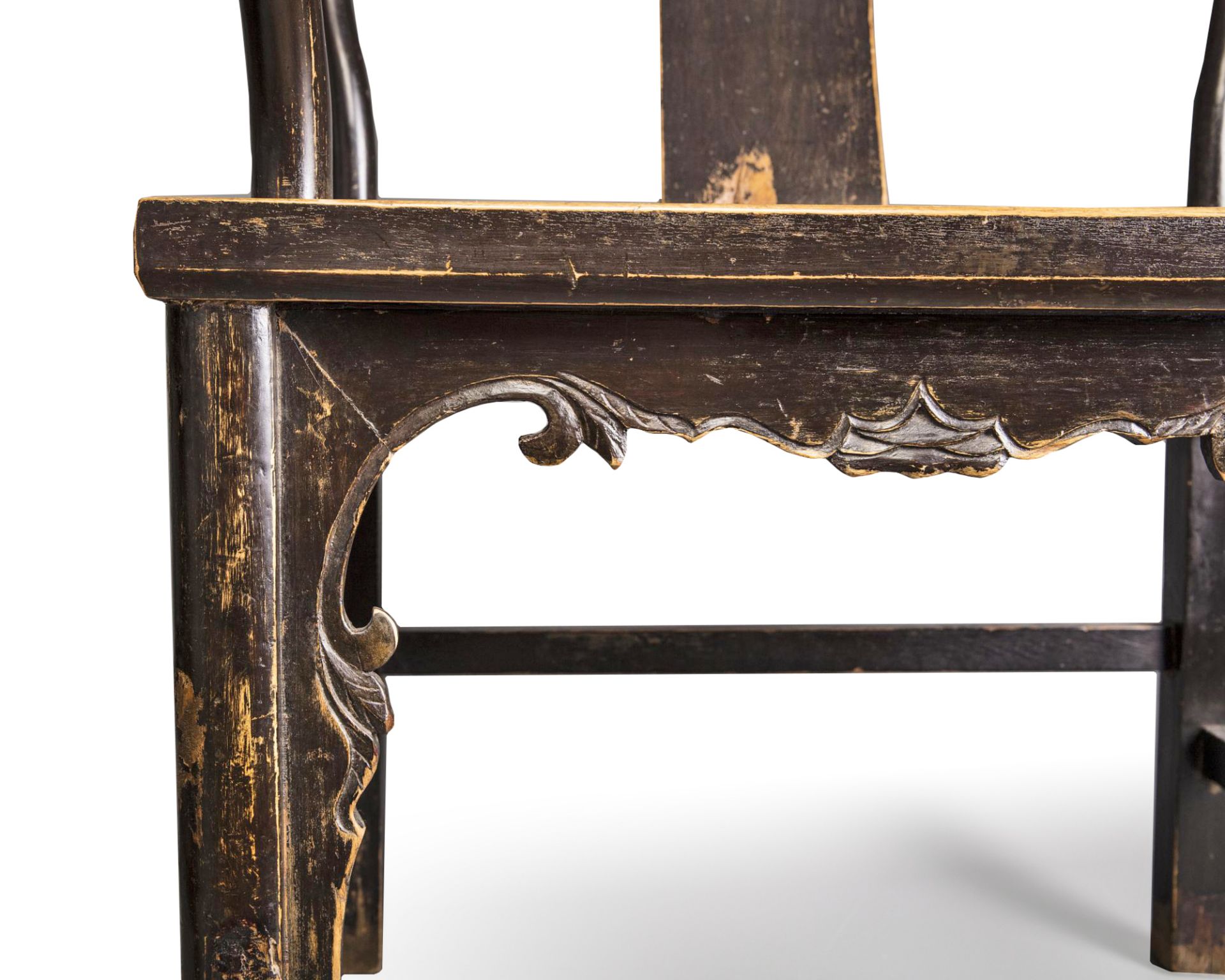 A PAIR OF CHINESE HORSESHOE-BACK ARMCHAIRS, 19TH CENTURY - Image 3 of 5