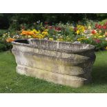 A MARBLE BATH / PLANTER, 18TH CENTURY