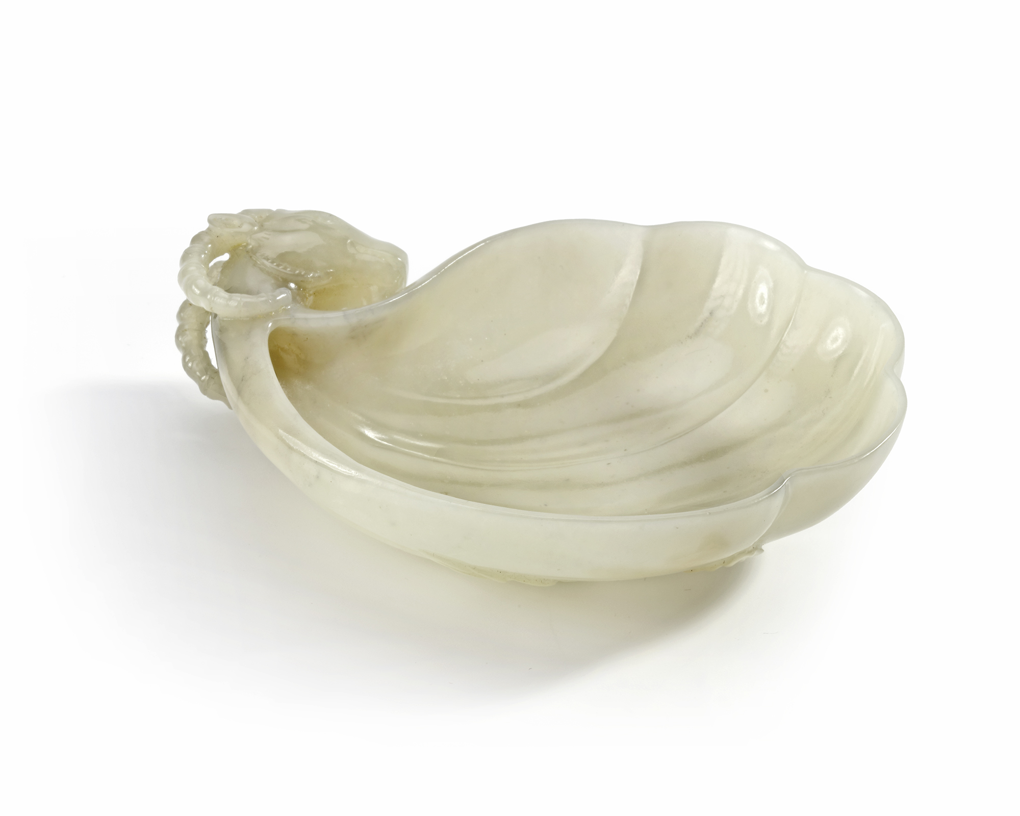A MUGHAL-STYLE CARVED JADE RAMS CUP, 18TH CENTURY - Image 11 of 20