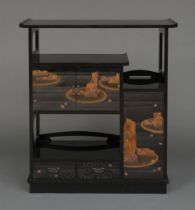 A JAPANESE LACQUERED KAZARI’DANA (DISPLAY CABINET), 1950-1989 (LATE SHOWA PERIOD)