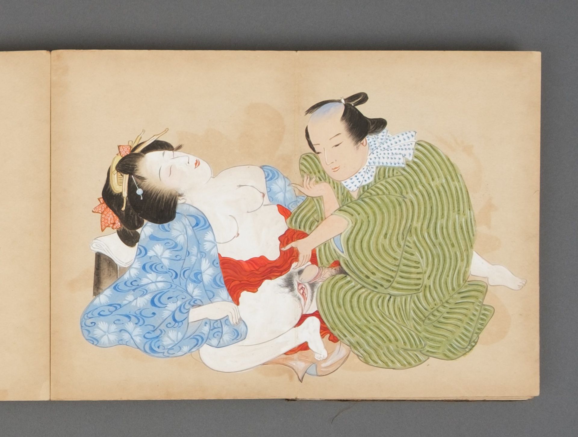 A JAPANESE EROTIC BOOK “SHUNGA”, 1912-1926 (TAISHO PERIOD) - Bild 6 aus 29