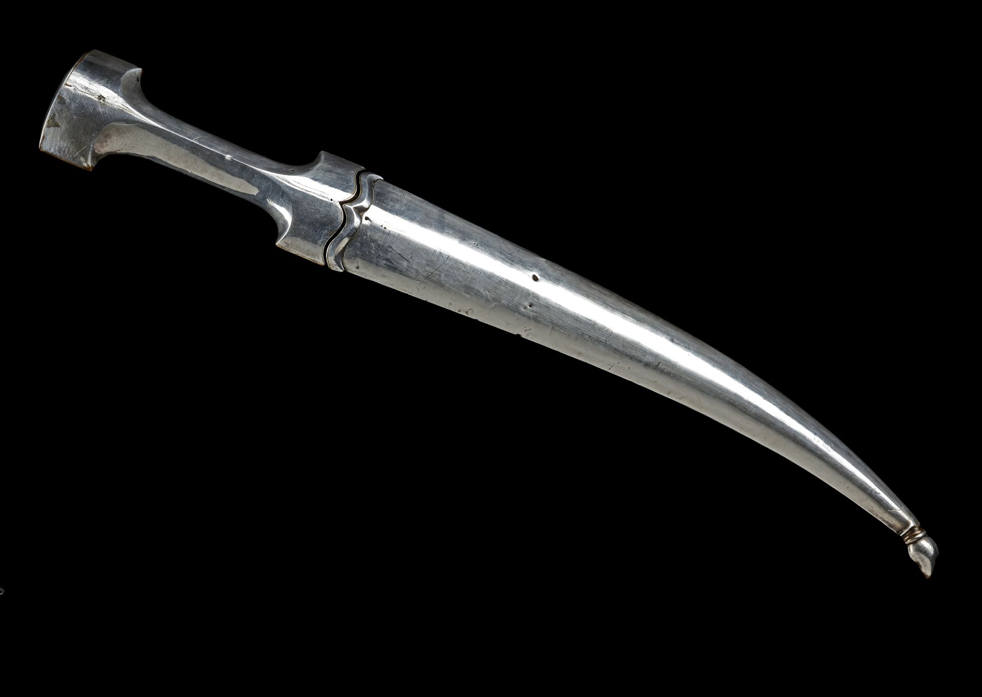 AN OTTOMAN SILVER DAGGER, (HANCER) TURKEY, 19TH CENTURY - Bild 8 aus 8