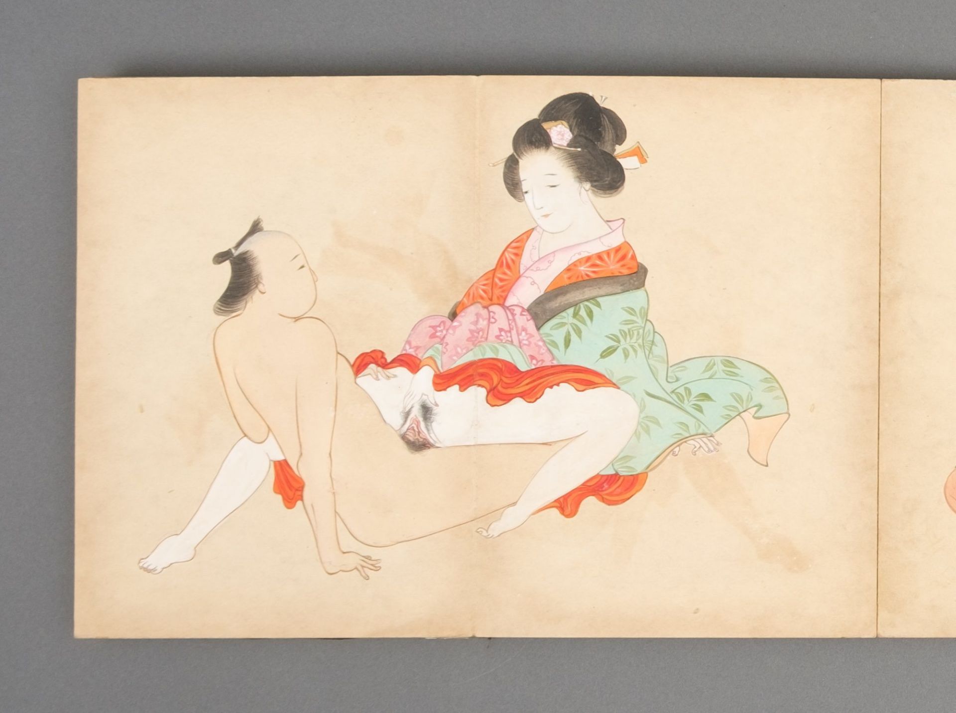 A JAPANESE EROTIC BOOK “SHUNGA”, 1912-1926 (TAISHO PERIOD) - Bild 16 aus 29