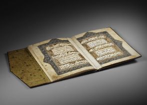 A LATE TIMURID QURAN JUZ, BY AHMED AL-RUMI IN 858 AH/1454 AD