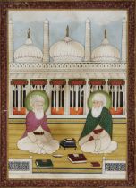 SHAYKH ABD AL-QADIR JILANI AND KHAWAJA MU'IN AL-DIN CHISHTI, 19TH CENTURY