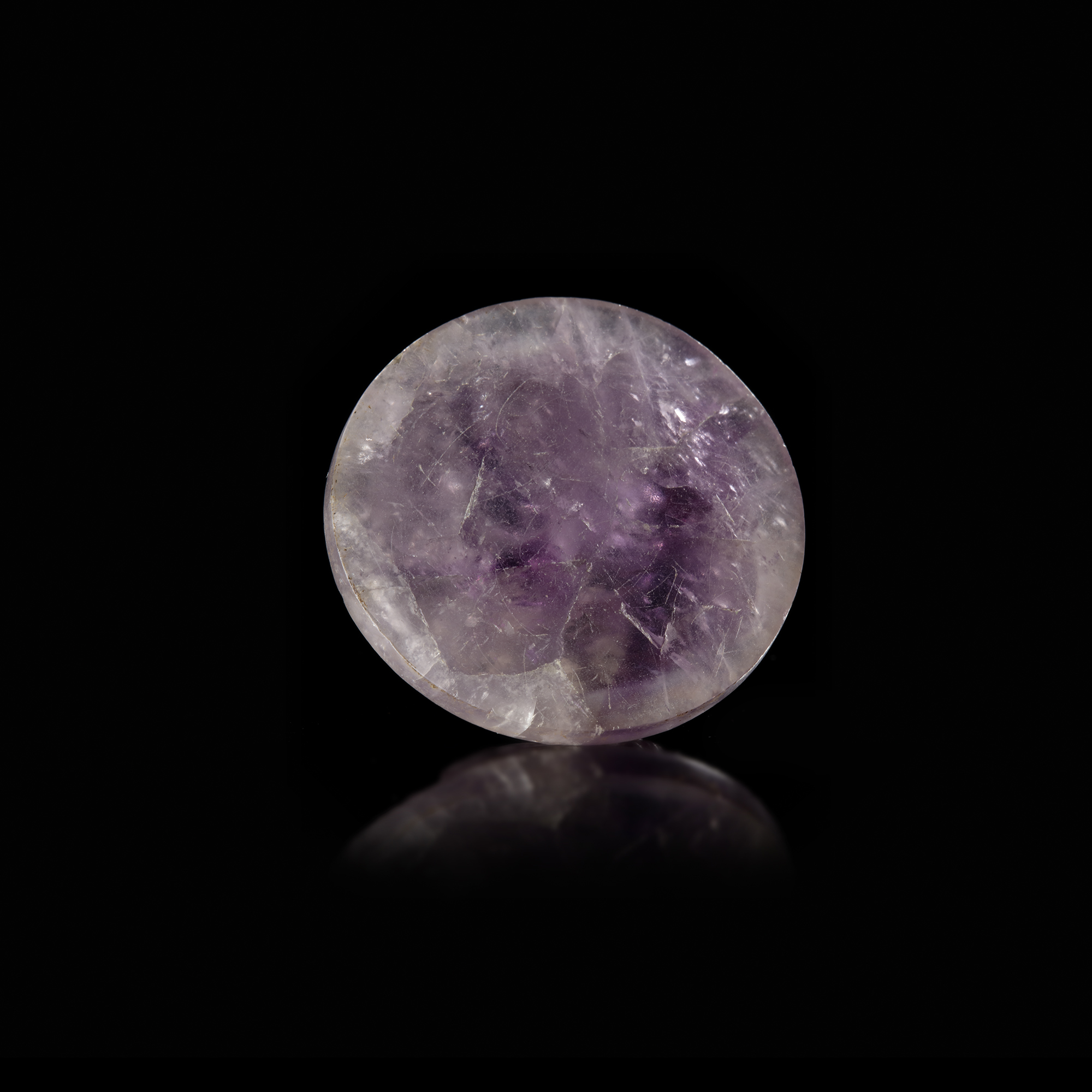 AN AMETHYST CAMEO OF MEDUSA, PROBABLY 18TH CENTURY AD - Image 4 of 4