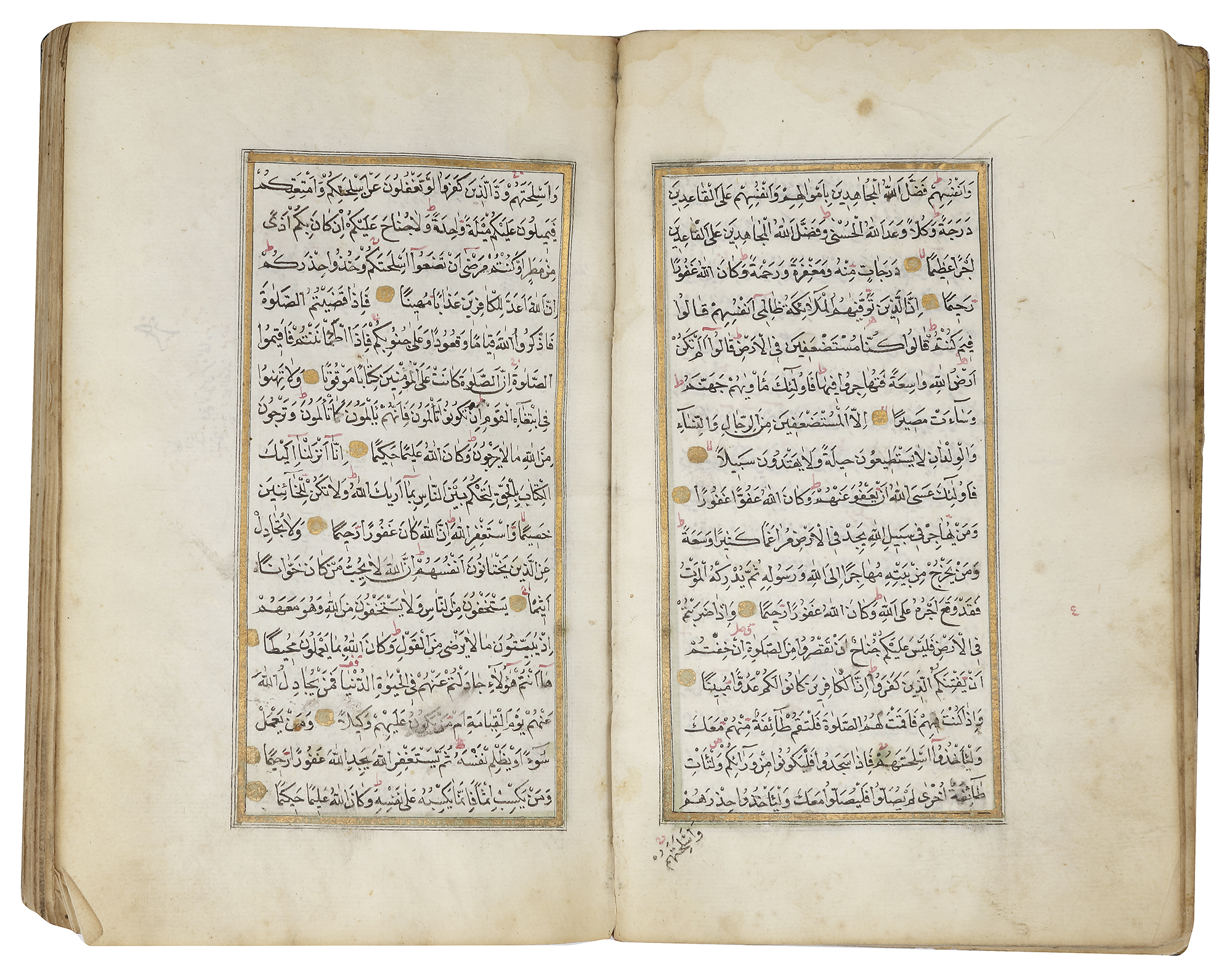 A FINE ILLUMINATED OTTOMAN QURAN, TURKEY, LATE 18TH CENTURY - Image 6 of 10