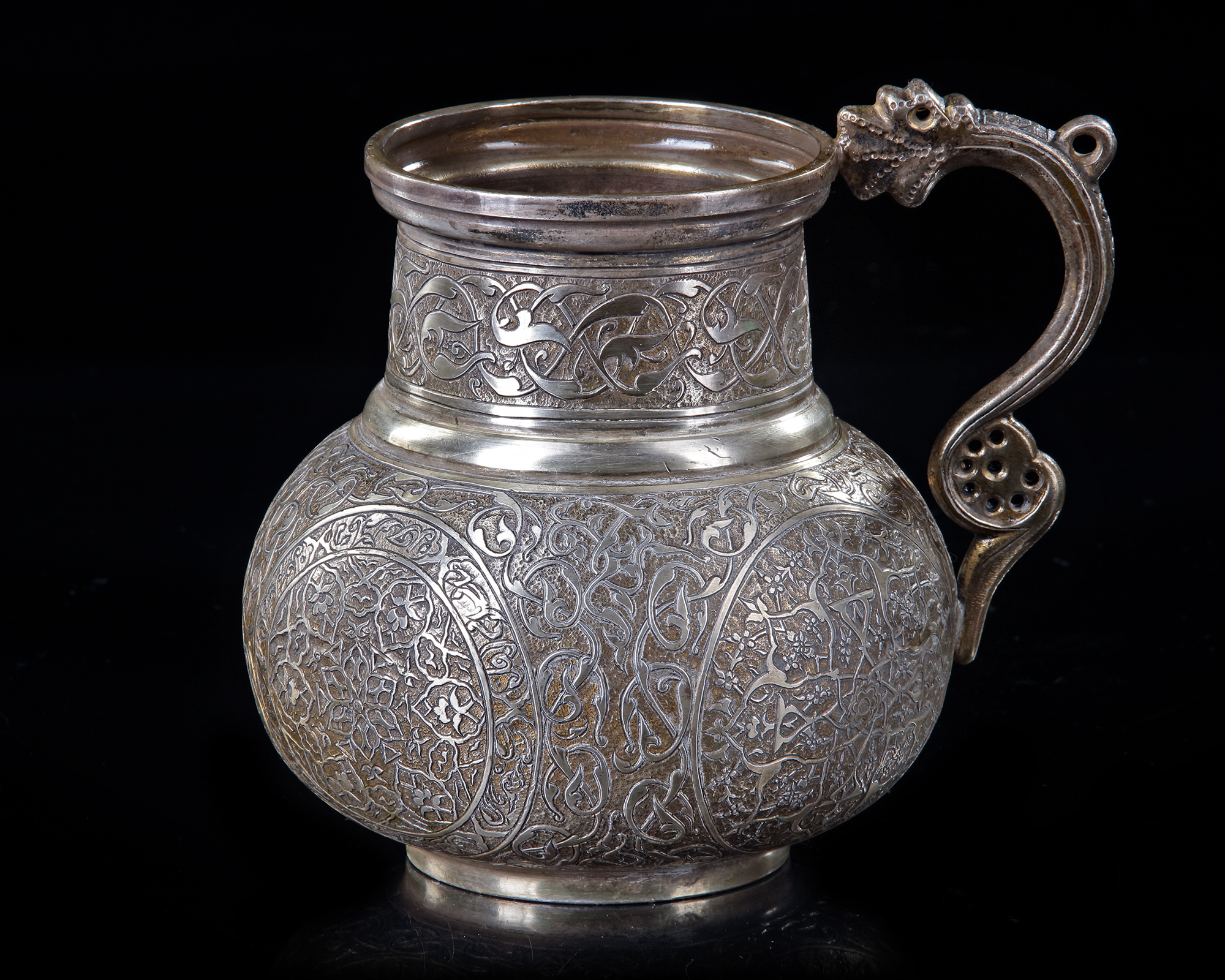 AN OTTOMAN SILVER-GILT JUG, TURKEY, 18TH-19TH CENTURY