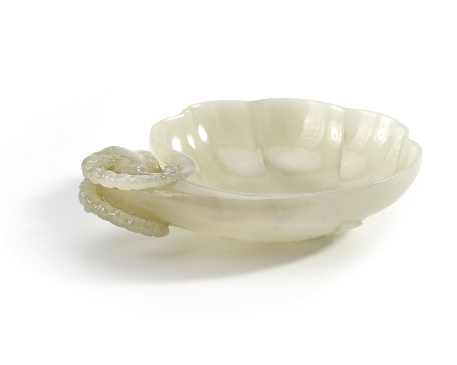 A MUGHAL-STYLE CARVED JADE RAMS CUP, 18TH CENTURY - Bild 18 aus 20