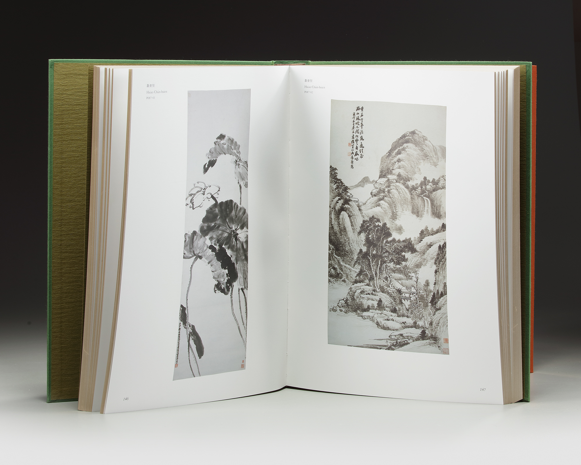 A SERIES OF THREE BOOKS ON LATER CHINESE PAINTINGS AND CALLIGRAPHY, 20TH CENTURY - Image 3 of 4