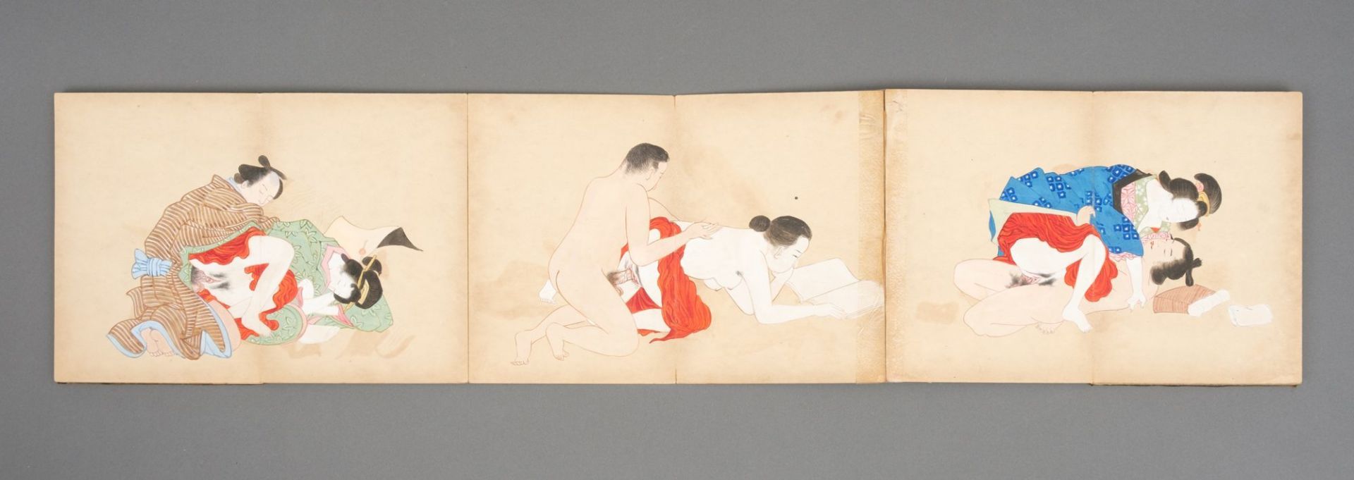 A JAPANESE EROTIC BOOK “SHUNGA”, 1912-1926 (TAISHO PERIOD) - Bild 21 aus 29