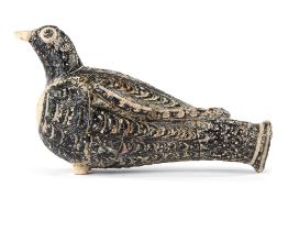 A VERY RARE GLASS BIRD, IRAQ OR SYRIA, 9TH CENTURY