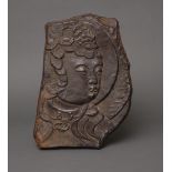 A LARGE JAPANESE PLAQUE BODHISATTVA KANNON, EARLY-MID 20TH CENTURY