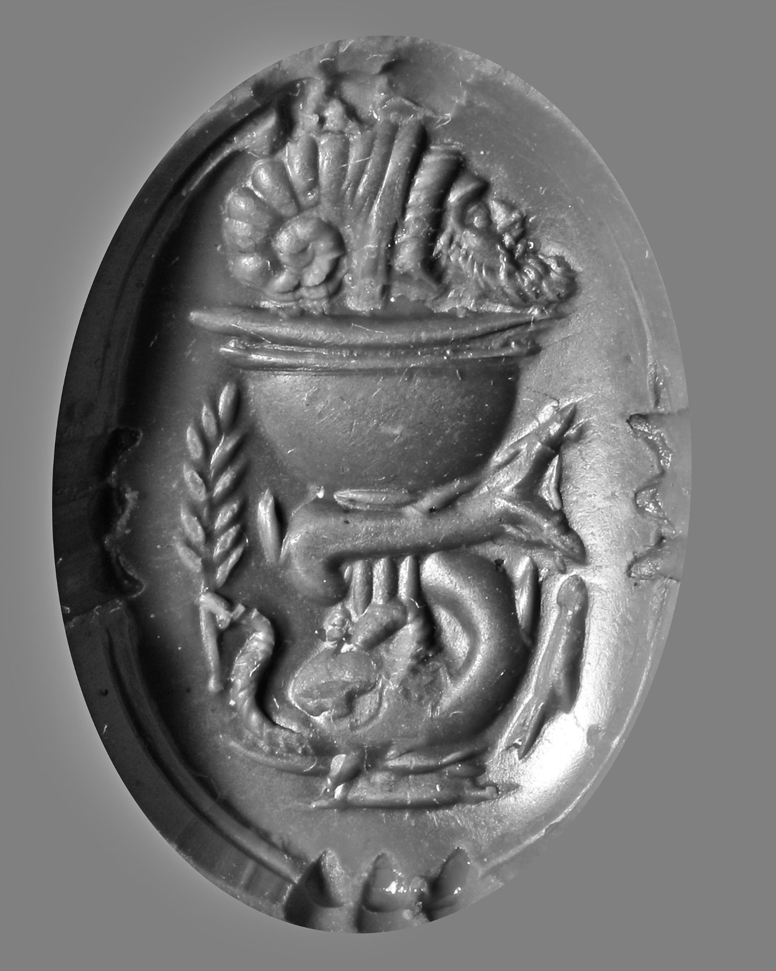 AN ANTIQUE RING WITH A ROMAN AMETHYST INTAGLIO, 1ST CENTURY AD, 18TH CENTURY RING - Bild 7 aus 7