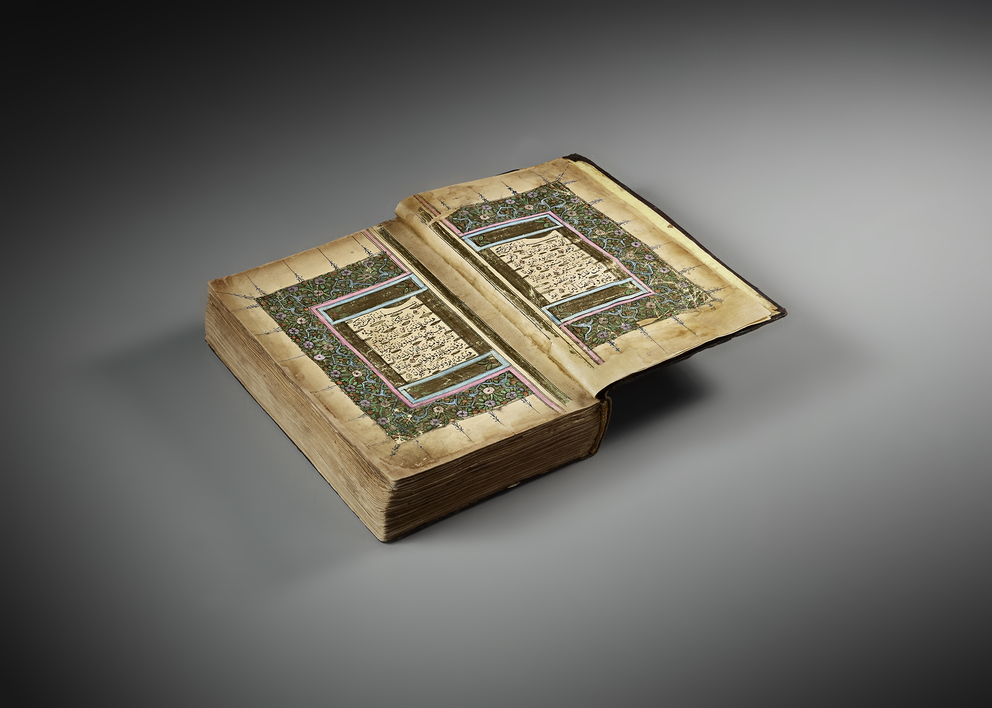 A FINE OTTOMAN QURAN, TURKEY, WRITTEN BY MUHAMMAD AMIN, DATED 1285 AH/1868 AD