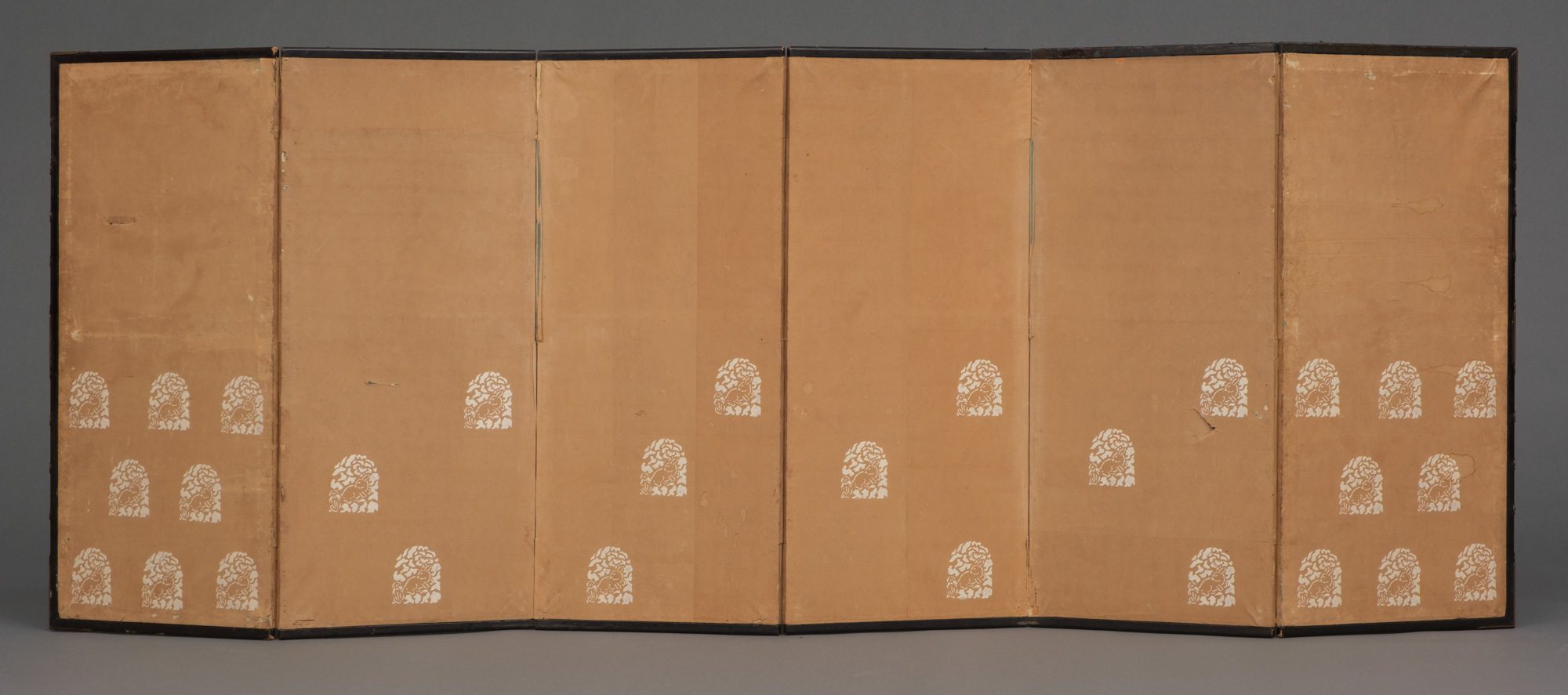 A PAIR OF JAPANESE HINAGATA BYÔBU (DOLL FESTIVAL FOLDING SCREENS), 1820 - Image 17 of 19