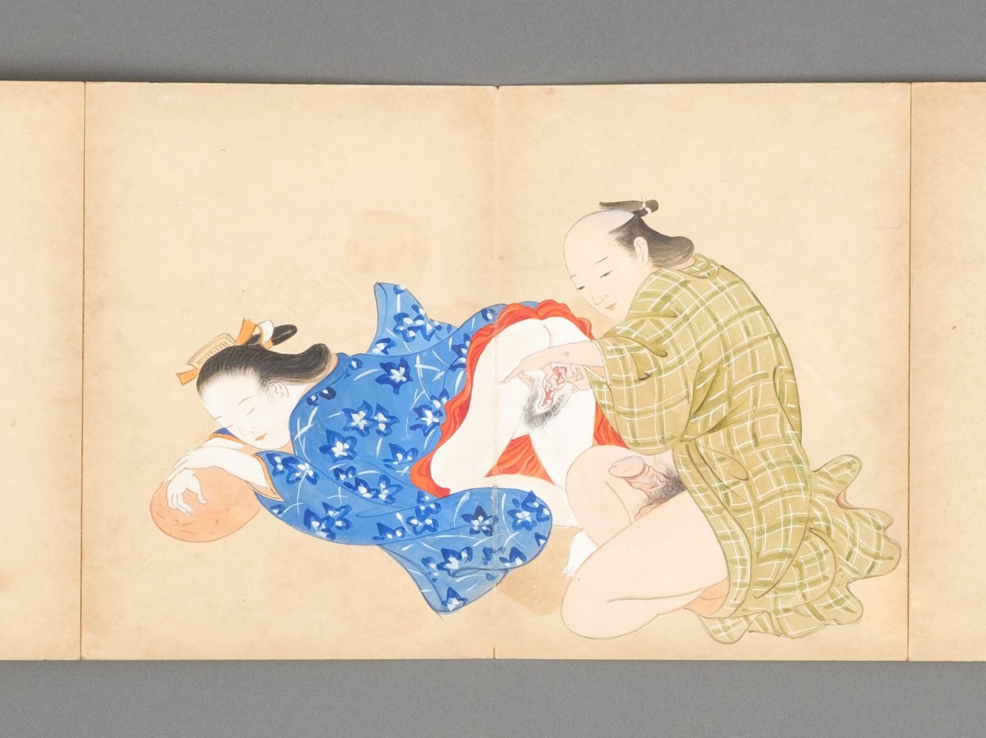 A JAPANESE EROTIC BOOK “SHUNGA”, 1912-1926 (TAISHO PERIOD) - Bild 17 aus 29