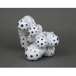 A LARGE PORCELAIN BIOMORPHIC SCULPTURE BY HARUMI NAKASHIMA, 2011