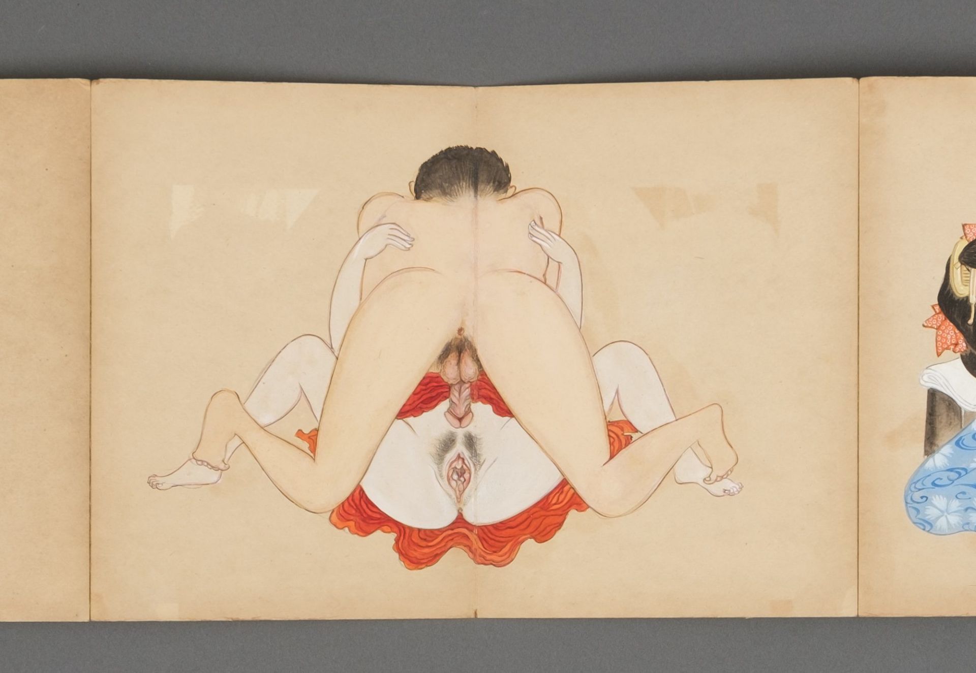 A JAPANESE EROTIC BOOK “SHUNGA”, 1912-1926 (TAISHO PERIOD) - Bild 5 aus 29