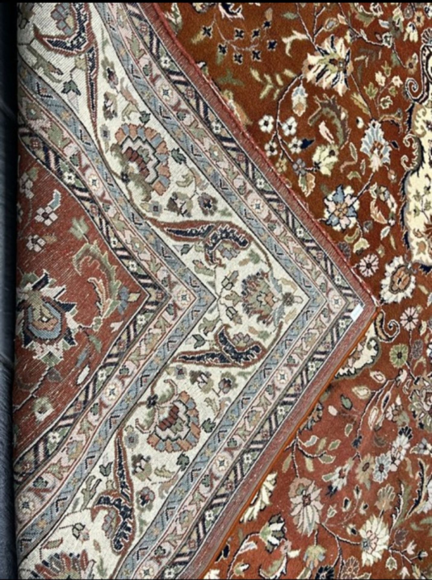 Tabriz carpet Iran wool mid 20th century  - Bild 5 aus 9