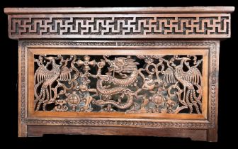 A 19th century Chinese wooden table