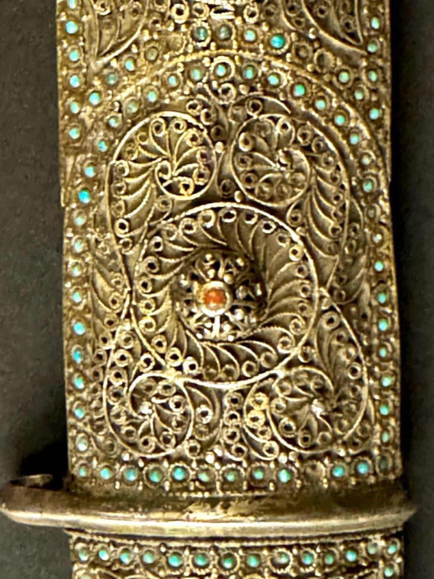 Silver Caucasus Kindal dagger - Image 8 of 9