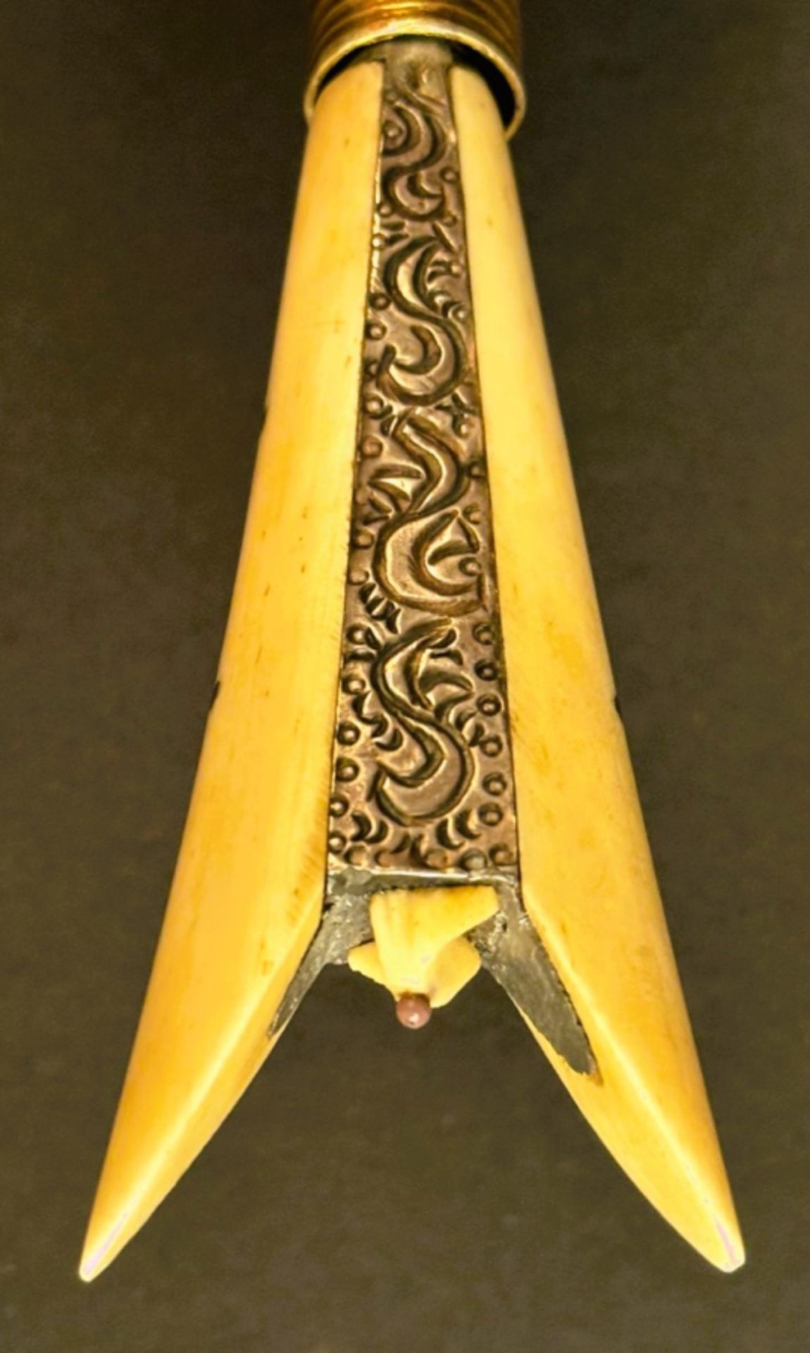 Ottoman silver knife - Image 6 of 9